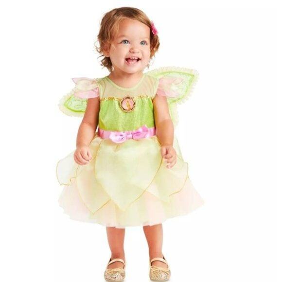 Disney Parks Tinkerbell Costume Wings Infant Girls Size 12 - 18 Months - Picture 1 of 16